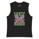 SORTYGO - Skate Board Men Jersey Muscle Tank in Black