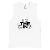 SORTYGO - I'M The King Men Jersey Muscle Tank in White