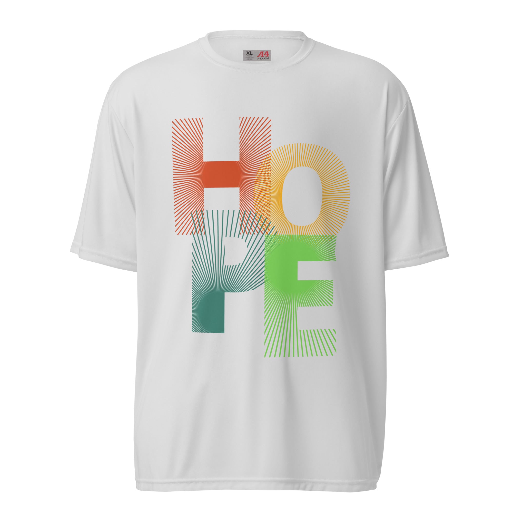 SORTYGO - Hope Men Performance T-Shirt in Silver