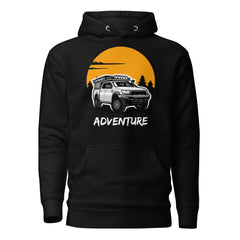 SORTYGO - Adventure Men Premium Pullover Hoodie in Black
