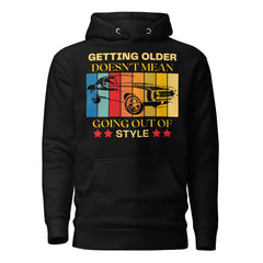 SORTYGO - Ageless Men Style Premium Pullover Hoodie in Black