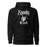 SORTYGO - Spooky Club Men Premium Pullover Hoodie in Black
