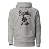 SORTYGO - Spooky Club Men Premium Pullover Hoodie in Carbon Grey