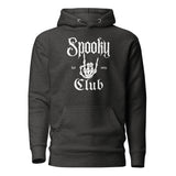 SORTYGO - Spooky Club Men Premium Pullover Hoodie in Charcoal Heather