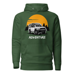 SORTYGO - Adventure Men Premium Pullover Hoodie in Forest Green