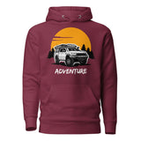 SORTYGO - Adventure Men Premium Pullover Hoodie in Maroon
