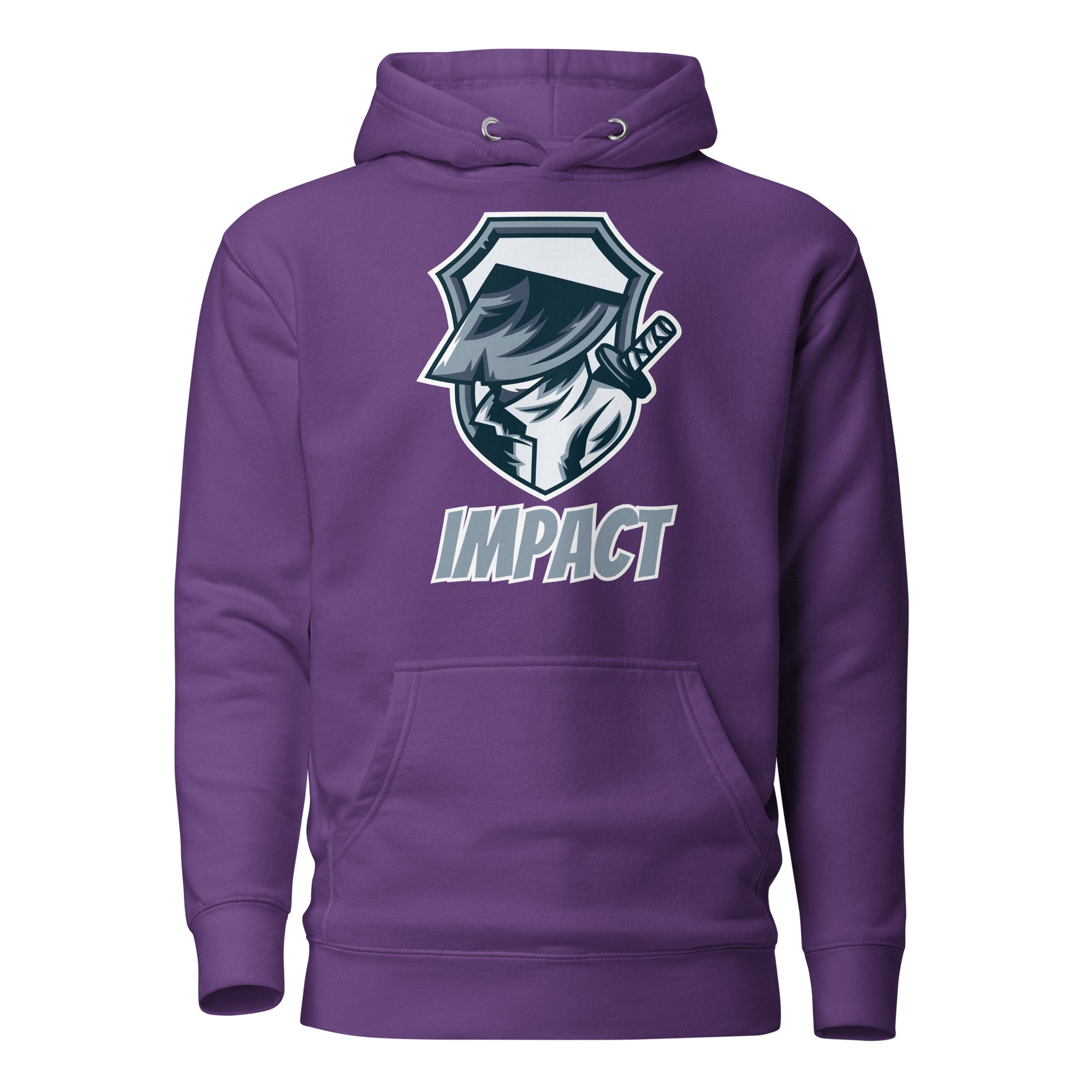 SORTYGO - Impact Men Premium Pullover Hoodie in Purple