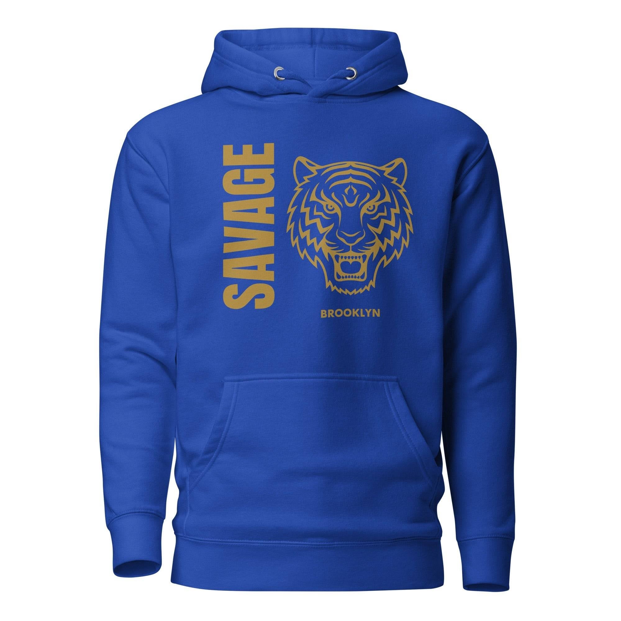 SORTYGO - Brooklyn Savage Men Premium Pullover Hoodie in Team Royal