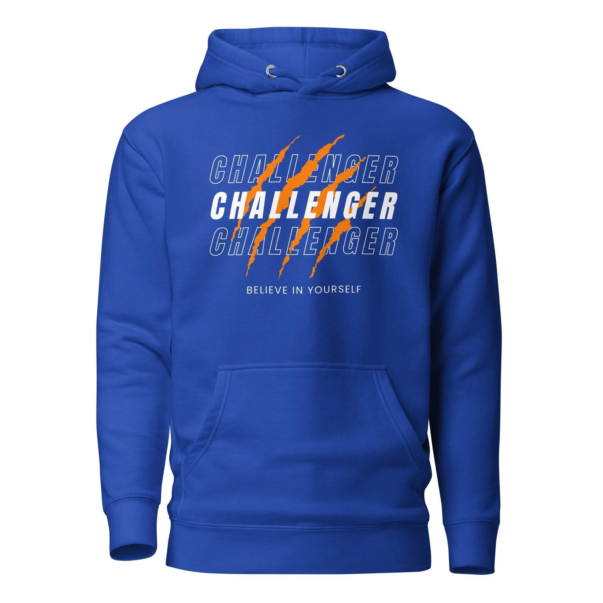 SORTYGO - Challenger Men Premium Pullover Hoodie in Team Royal
