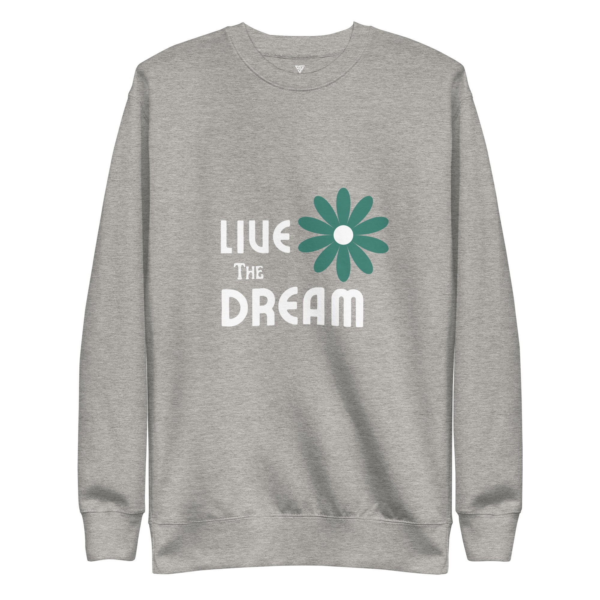 SORTYGO - Live The Dream Women Premium Sweatshirt in Carbon Grey