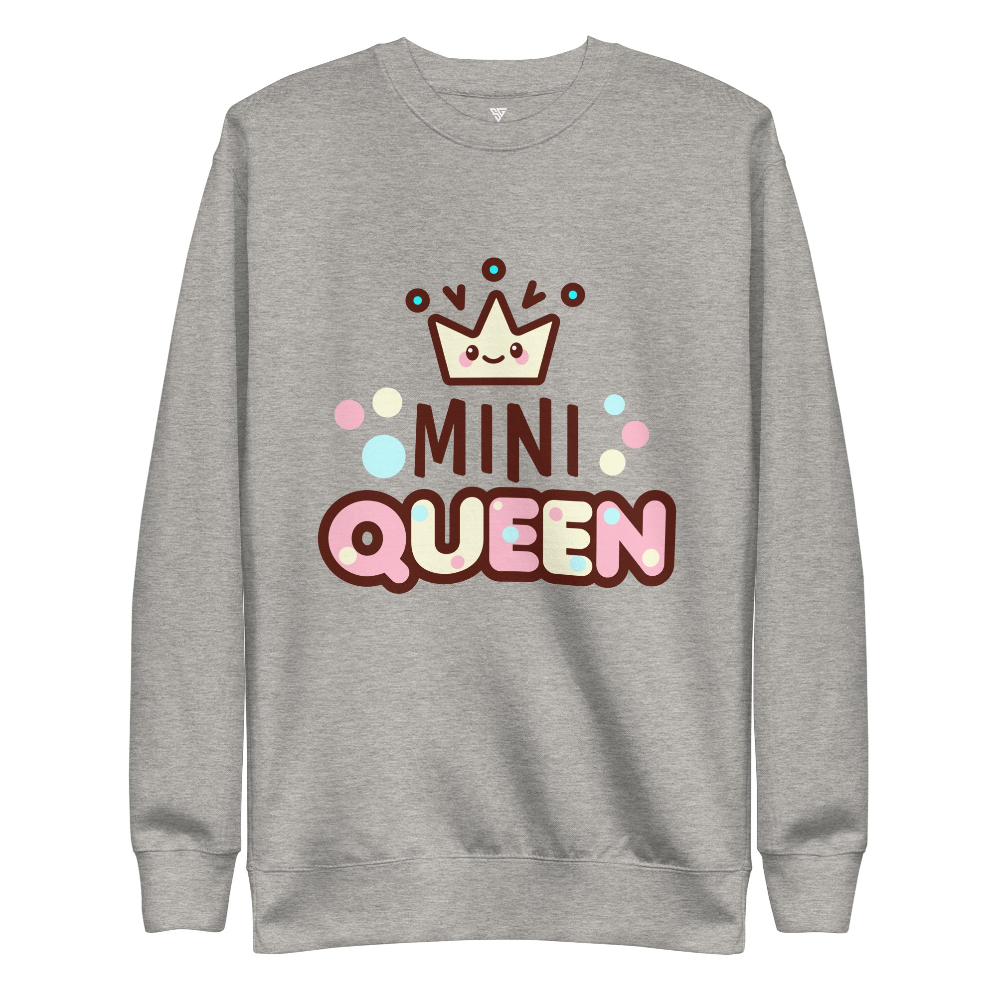 SORTYGO - Queen Women Premium Sweatshirt in Carbon Grey