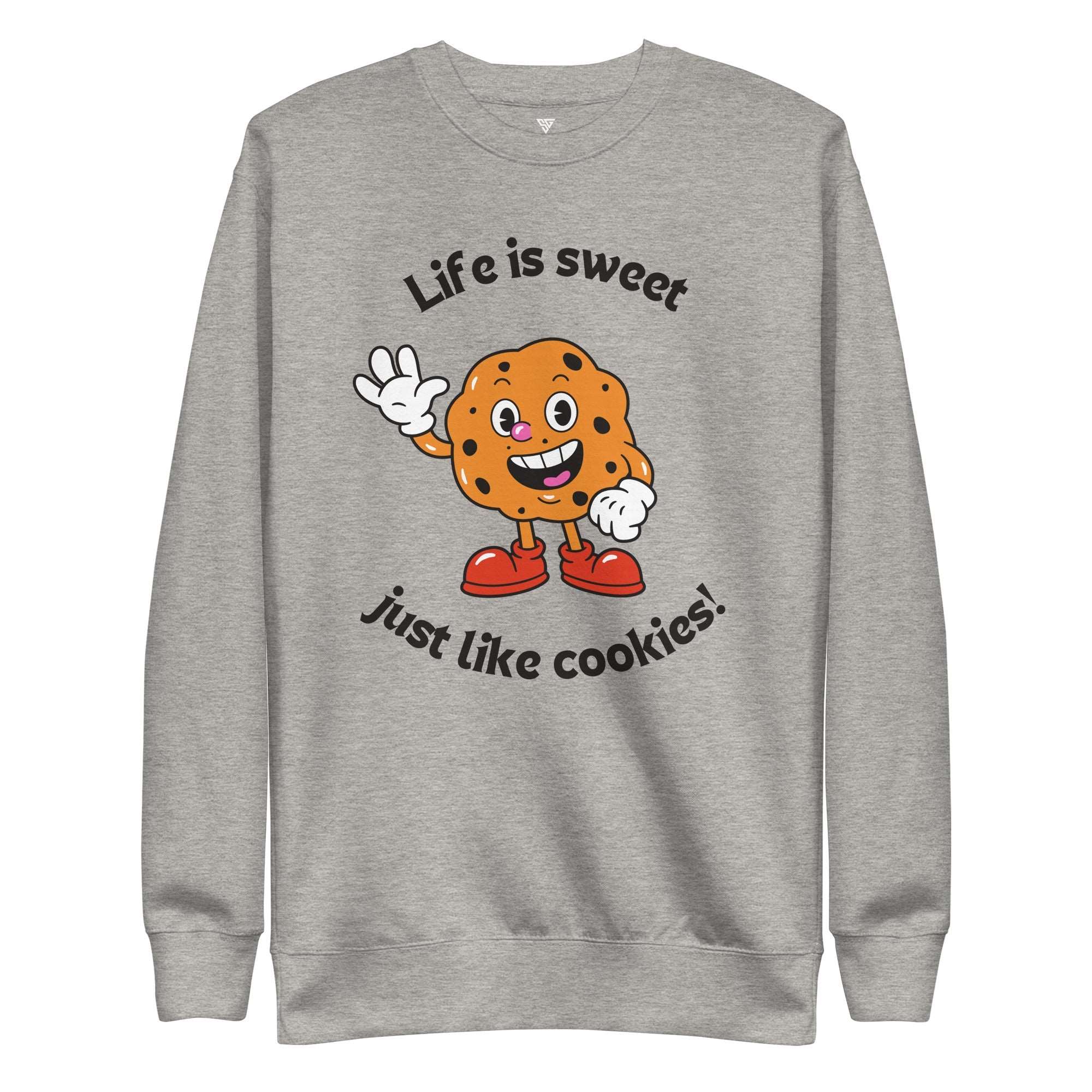SORTYGO - Cookies Women Premium Sweatshirt in Carbon Grey
