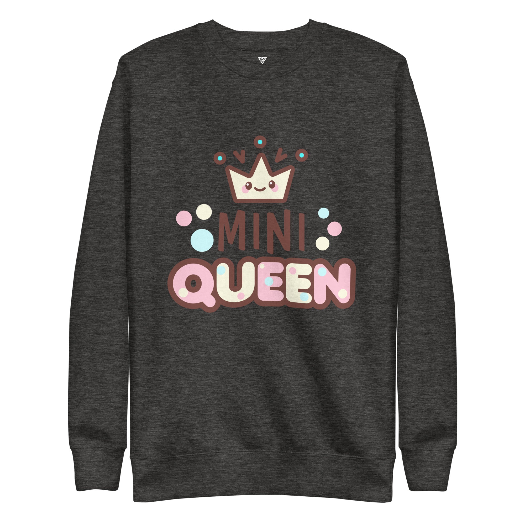 SORTYGO - Queen Women Premium Sweatshirt in Charcoal Heather
