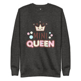 SORTYGO - Queen Women Premium Sweatshirt in Charcoal Heather