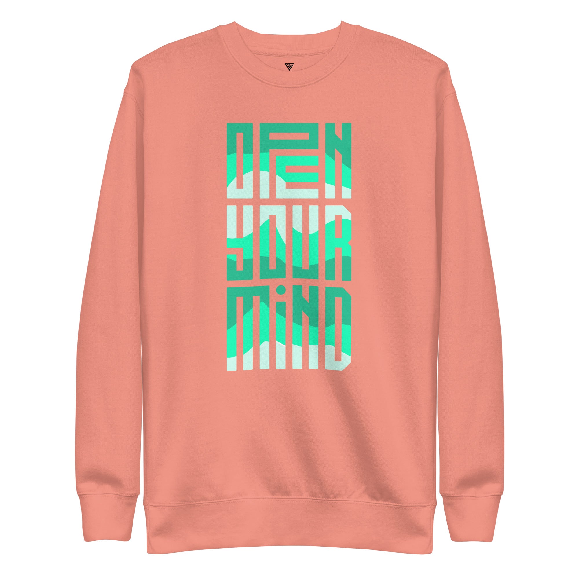 SORTYGO - Open Your Mind Women Premium Sweatshirt in Dusty Rose