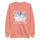 SORTYGO - Cute Hamster Women Premium Sweatshirt in Dusty Rose