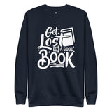 SORTYGO - Good Book Women Premium Sweatshirt in Navy Blazer