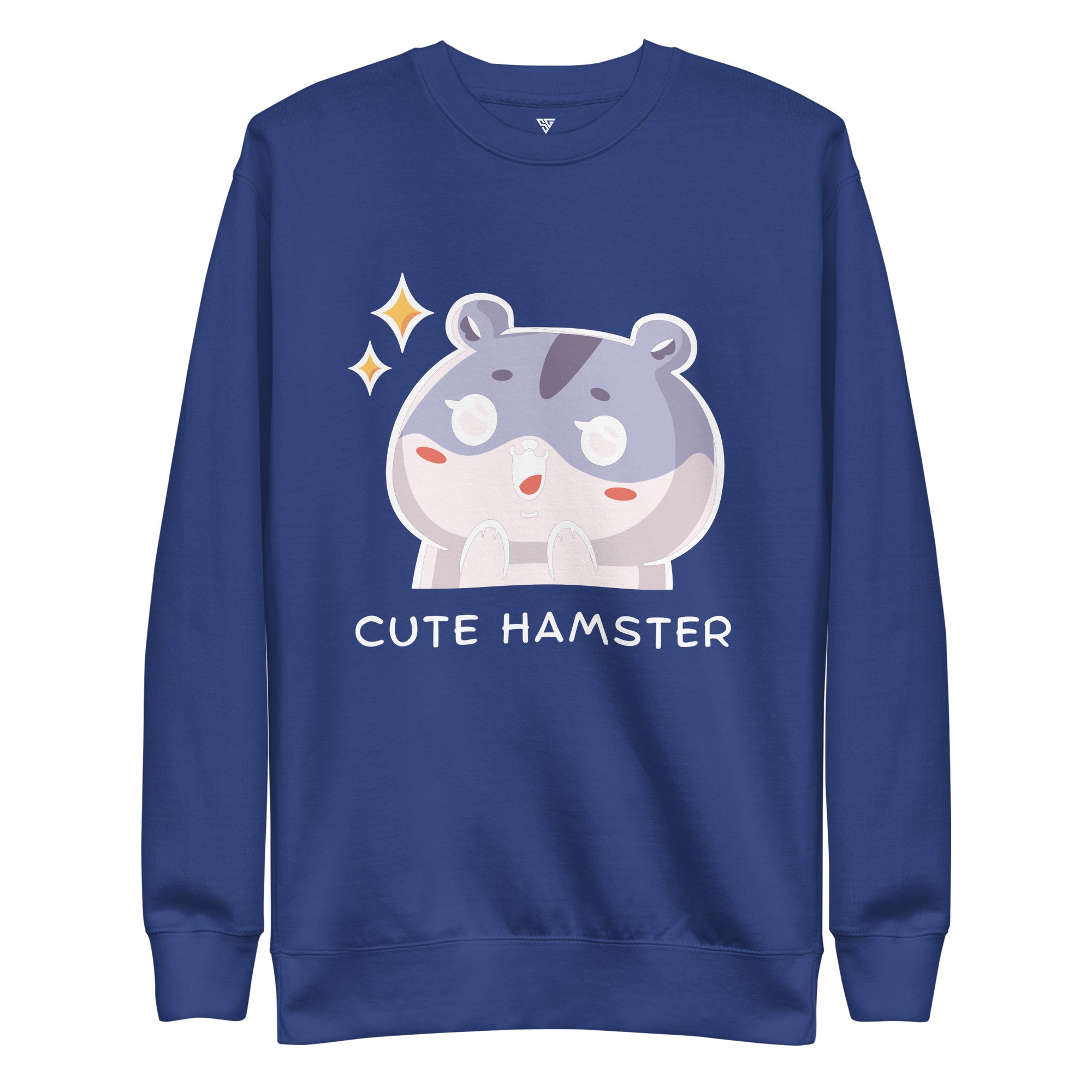 SORTYGO - Cute Hamster Women Premium Sweatshirt in Team Royal