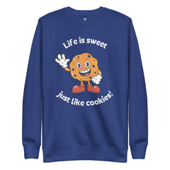 SORTYGO - Cookies Women Premium Sweatshirt in Team Royal