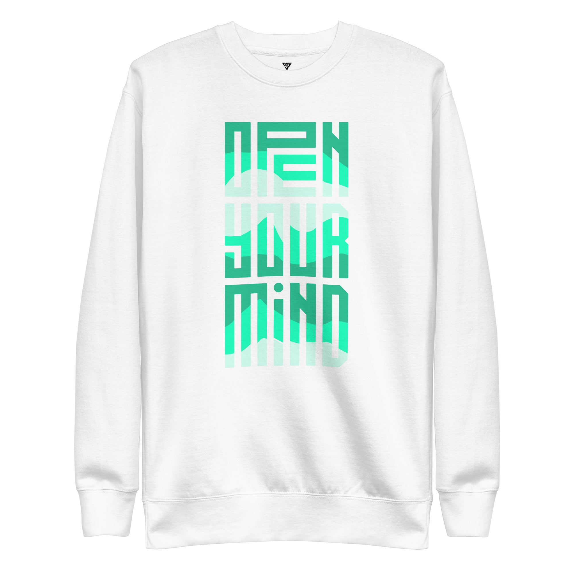 SORTYGO - Open Your Mind Women Premium Sweatshirt in White