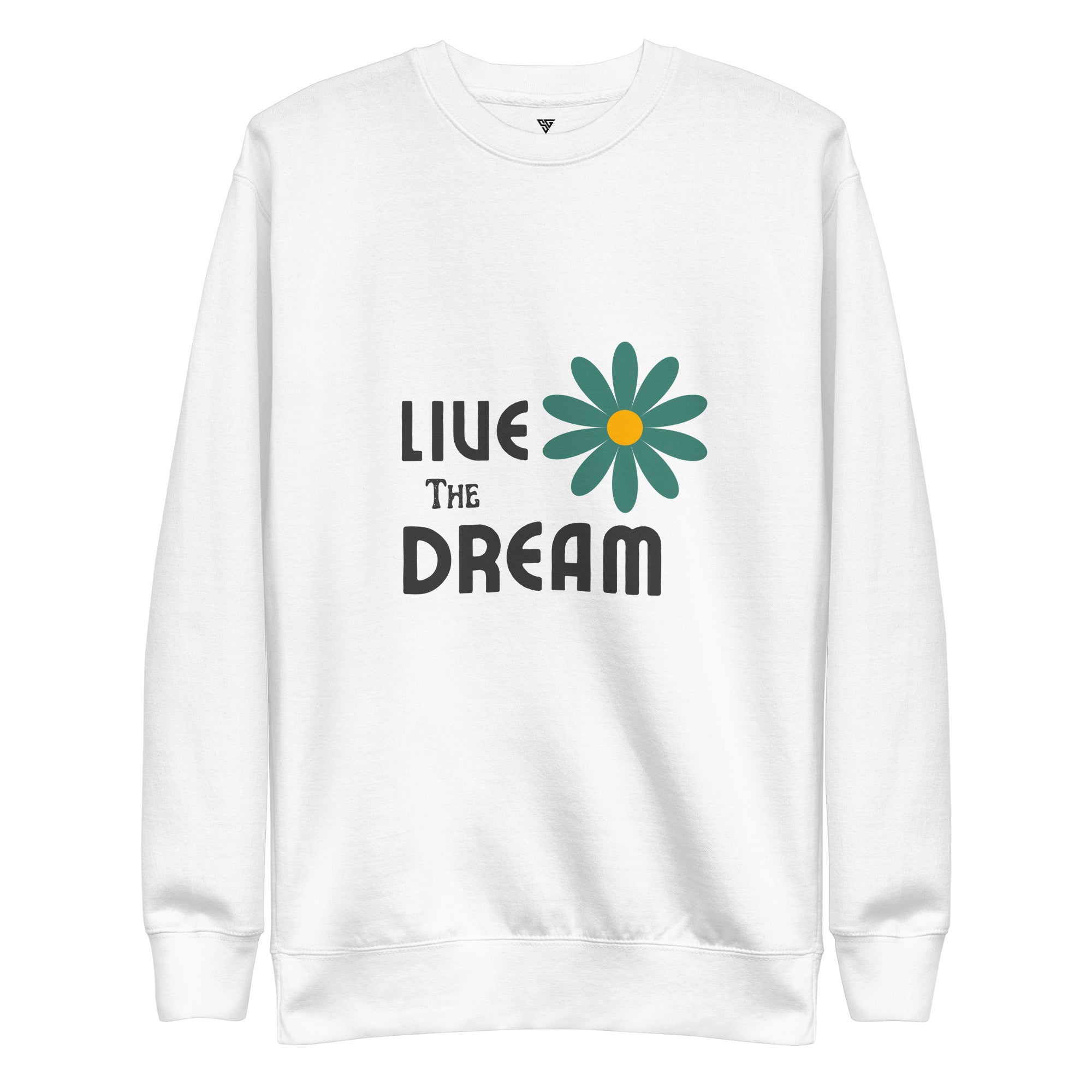 SORTYGO - Live The Dream Women Premium Sweatshirt in White
