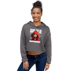 SORTYGO - Dare to be Different Cropped Hoodie in Storm