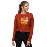 SORTYGO - Say Less Mean More Cropped Sweatshirt in Brick