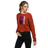 SORTYGO - Cityscape Couture Cropped Sweatshirt in Brick