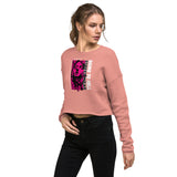 SORTYGO - Cityscape Couture Cropped Sweatshirt in Mauve